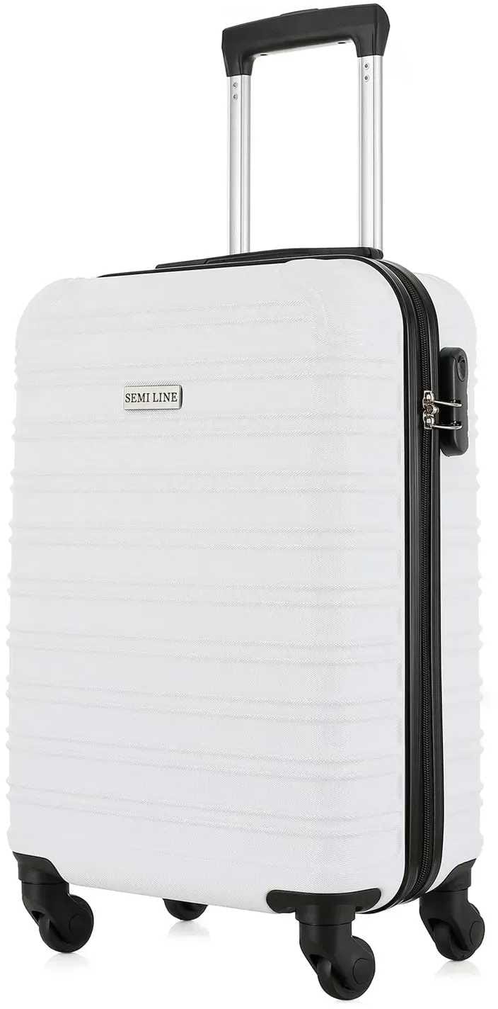 Чемодан Semi Line 20" (S) White (T5952-1)