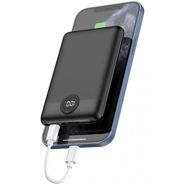 Фото - Батарея мобильная Veger S11 LCD Display PD QC3.0 22,5W 10000mAh Black W1140 (6970453554181)