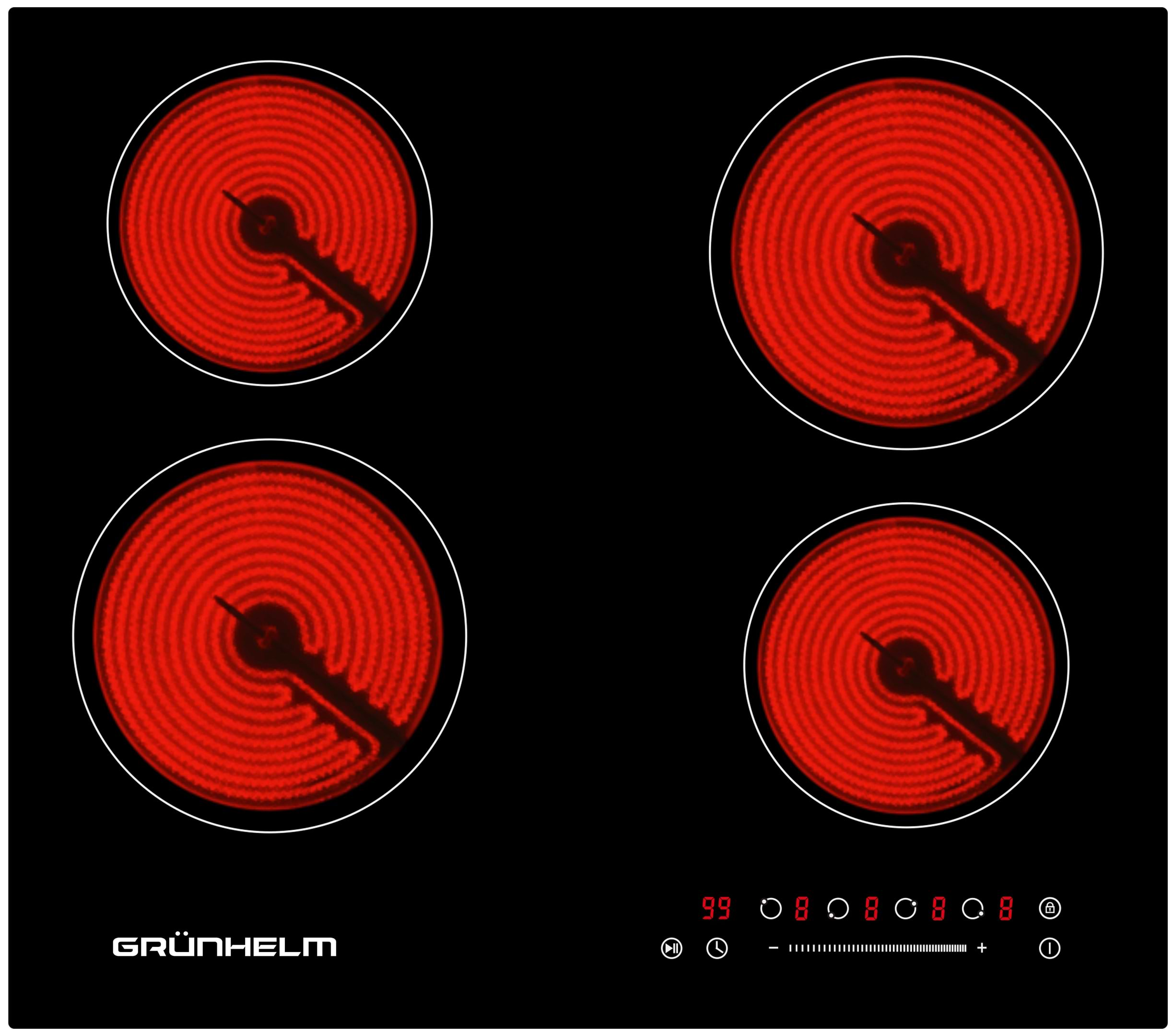 Варильна поверхня електрична Grunhelm GPC 610 B