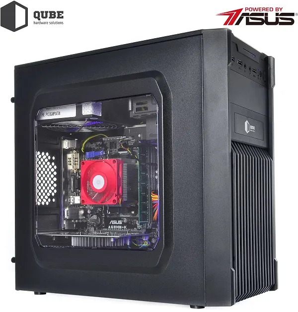 Фото - Системный блок QUBE QB Athlon 3000G GT 1030 2GB 1621 (Athlon3000GGT10302GB1621)