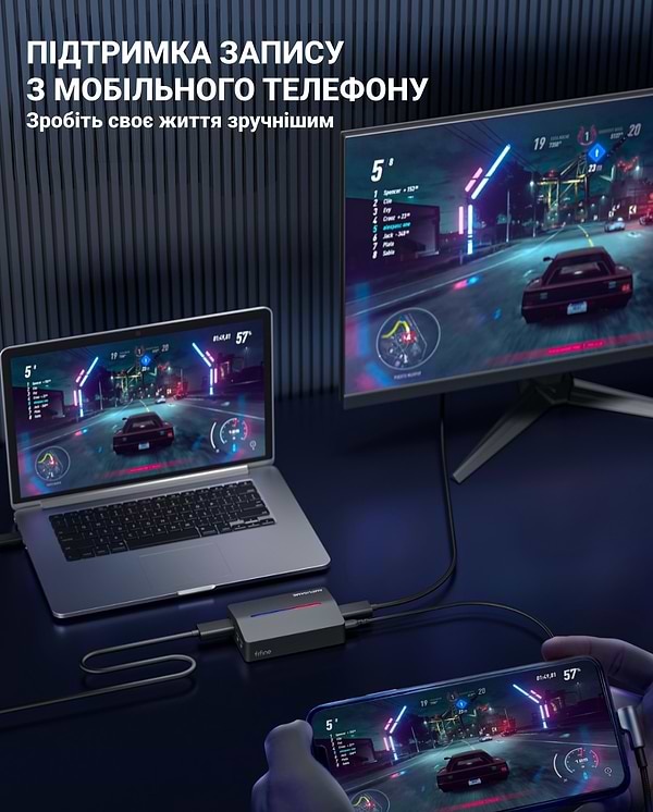 Фото - Устройство захвата видео Fifine V3 Game collection card