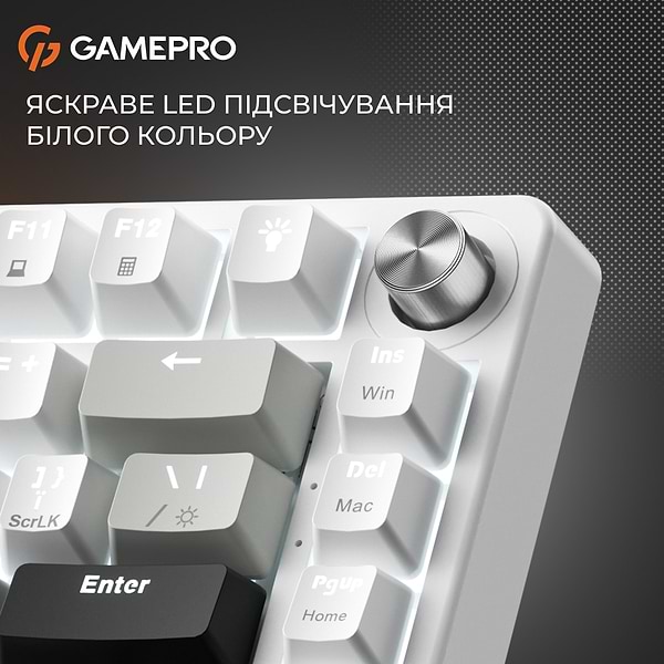 Фото - Клавиатура проводная игровая GamePro Genesis Silverlight  (MK126)