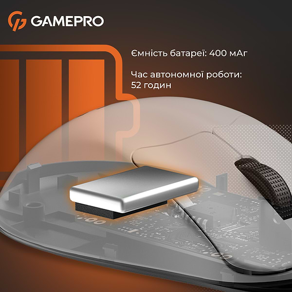 Фото - Мышь беспроводная GamePro Genesis Avenger Wireless White (GM096W) 