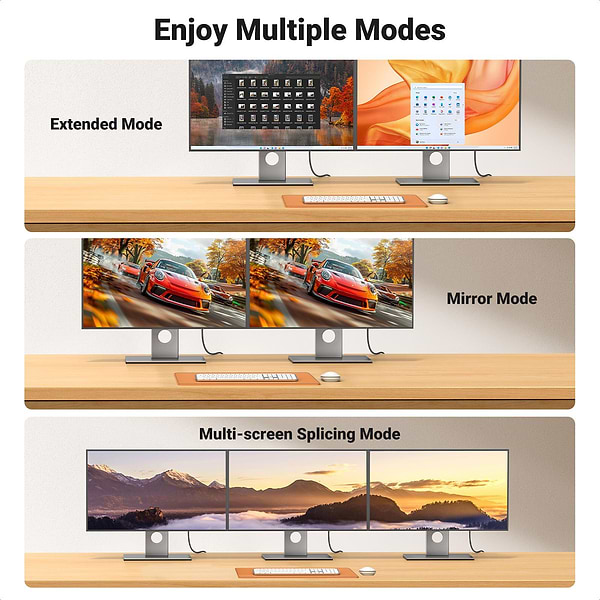 Фото - Кабель UGREEN DP125 DisplayPort to HDMI 2.0 4K@30Hz 3m Black (35843)