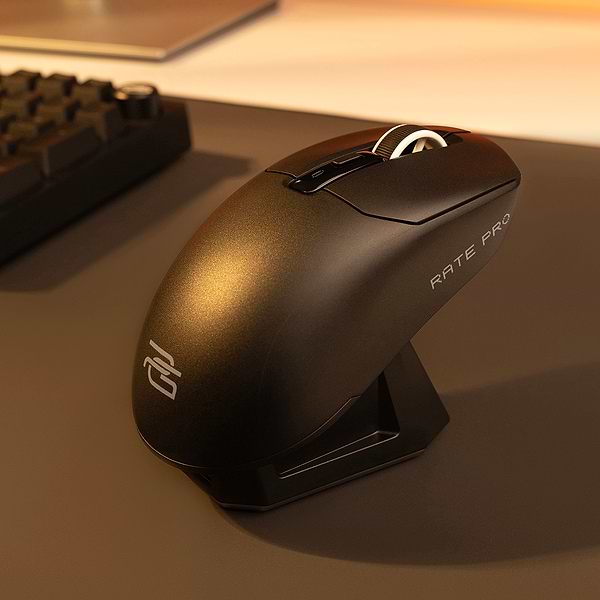 Фото - Миша бездротова ігрова Proove Gaming Rate Pro with Charging Dock black (WMRPCD022001)