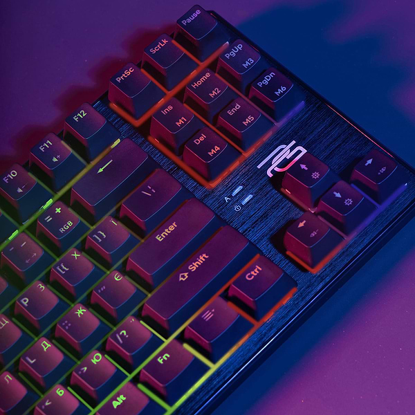 Фото - Клавіатура дротова ігрова Proove Gaming Everfrost (Ukraine Layout) Black (CKEV00000401)