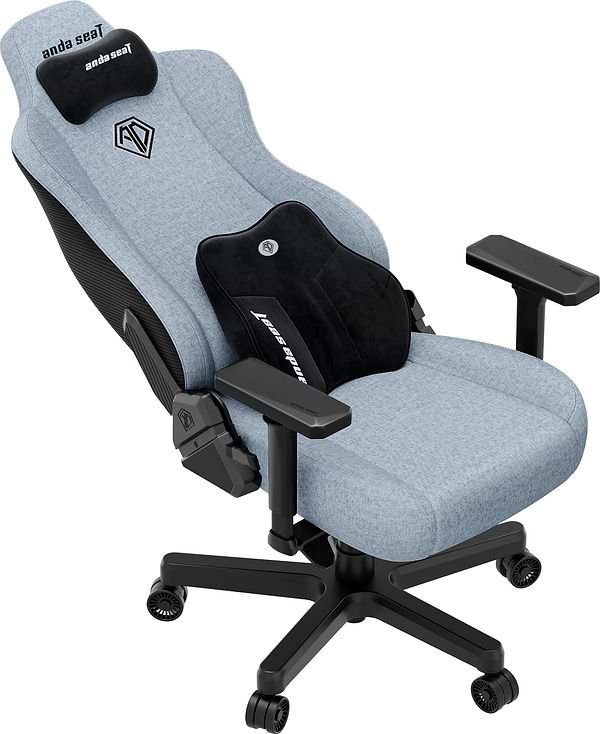 Фото - Крісло для геймерів Anda Seat Kaiser 3E XL Gray Blue Fabric (AD23YC-XL-09-T-CF-T01)