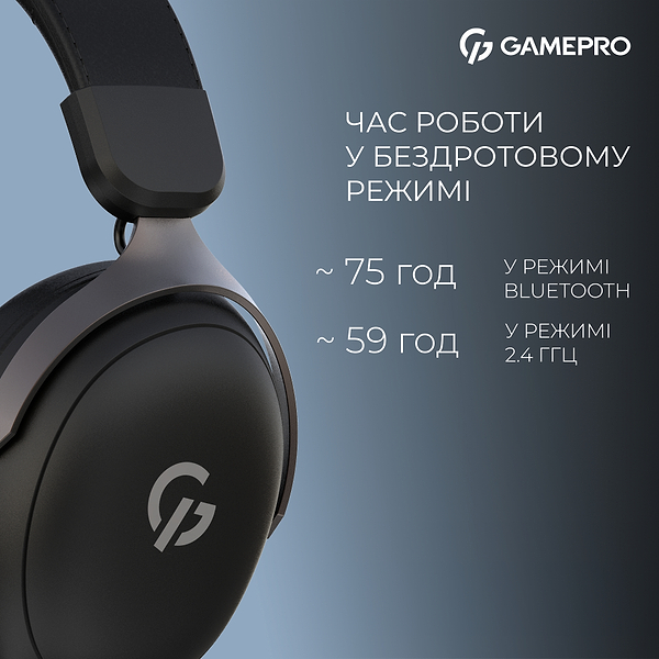 Фото - Гарнитура беспроводная игровая GamePro Asgard Freya Pro (HSW201B)