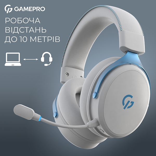 Фото - Гарнитура беспроводная игровая GamePro Asgard Skadi (HSW191WB)