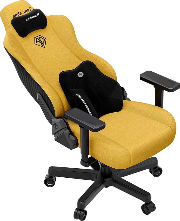 Фото - Крісло для геймерів Anda Seat Kaiser 3E XL Bright Yellow Fabric (AD23YC-XL-09-Y-CF-Y01)