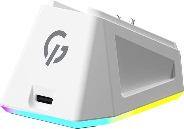 Фото - Мышь беспроводная игровая GamePro Genesis Airmaster Wireless/Bluetooth/USB PixArt PAW3311 Sensor White (GM167W)