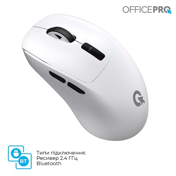 Фото - Мышь беспроводная OfficePro Silent Click Wireless White (M398W)