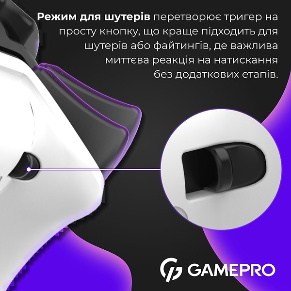 Фото - Геймпад GamePro GPS20W White