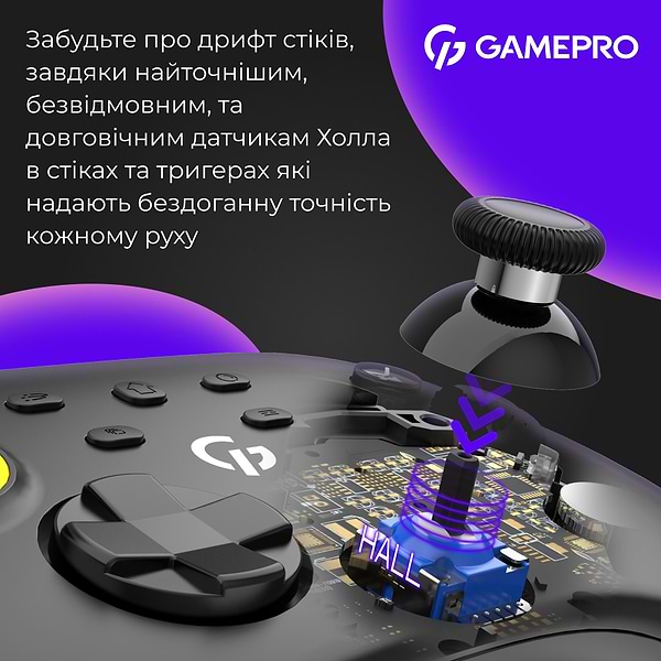 Фото - Геймпад GamePro GPX13BDOC BT Black
