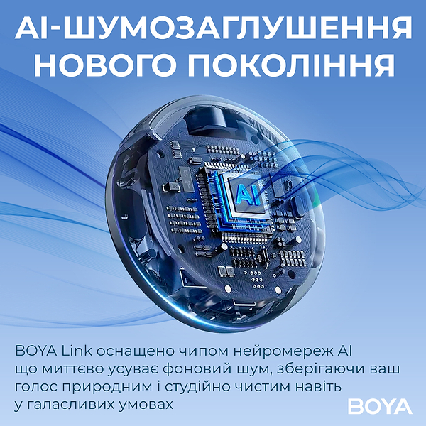 Фото - Микрофон для смартфона Boya LINK 3-01 Type-C/TRS/Lightning Black