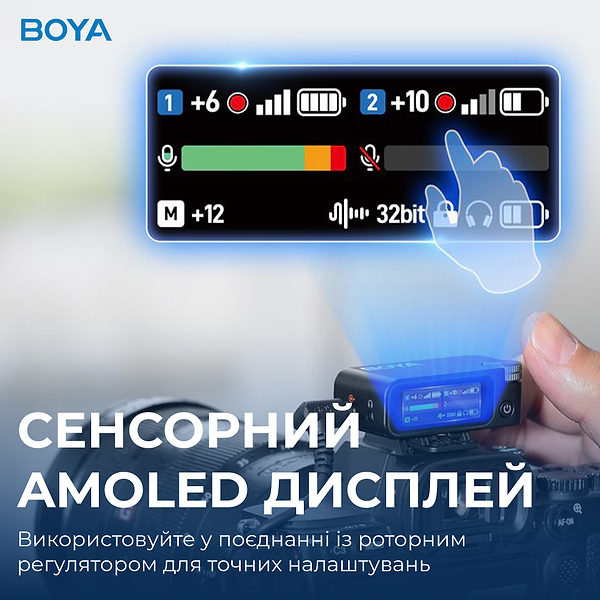 Фото - Микрофон для смартфона Boya MIC 2-02 Type-C/TRS Black
