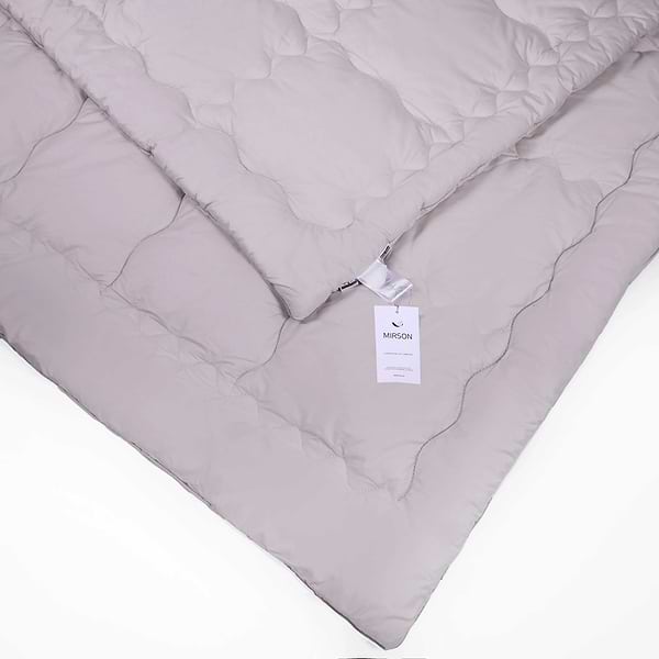 Фото - Одеяло летнее двуспальное MirSon антиаллергенное №1008 "Silver Cloud" EcoSilk 172х205 (2200010352931)