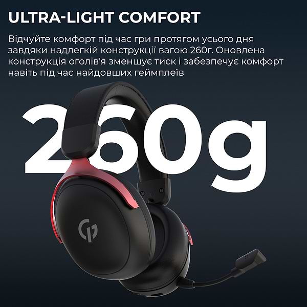 Фото - Гарнитура беспроводная игровая GamePro Asgard Freya Pro (HSW201BR)