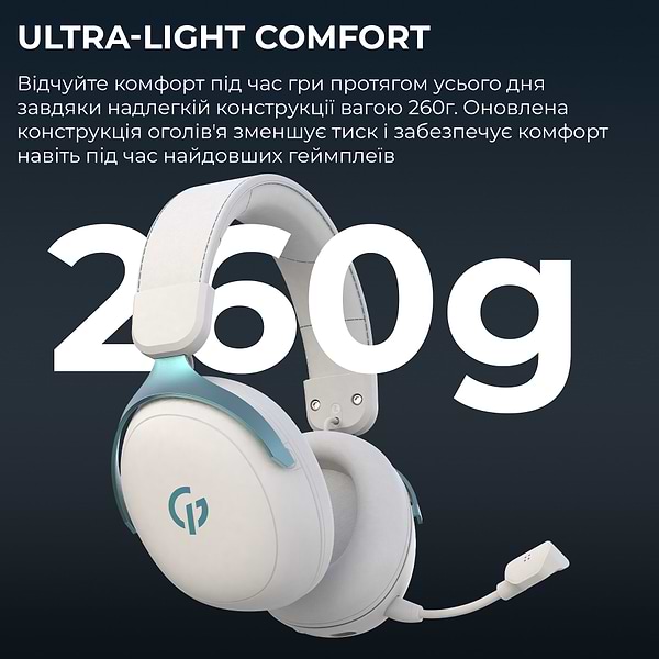 Фото - Гарнітура бездротова ігрова GamePro Asgard Freya Pro (HSW201WB)