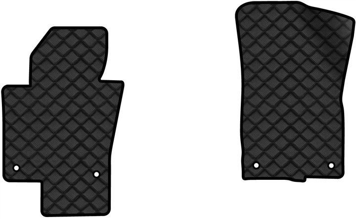 Килимки з екошкіри в салон авто передні EVAtech ECO для Passat (B6) (with armrest) Volkswagen 2005-2010 6 покоління Sedan EU VW3264AW2AV4BBB