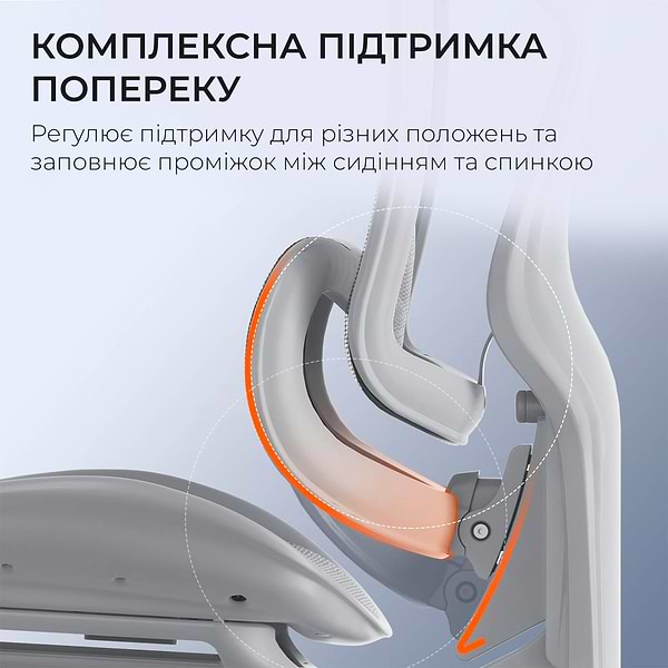 Фото - Крісло офісне Sihoo DORO C300 Pro Mesh White with footrest (DORO-C300-PRO-M102-JT)