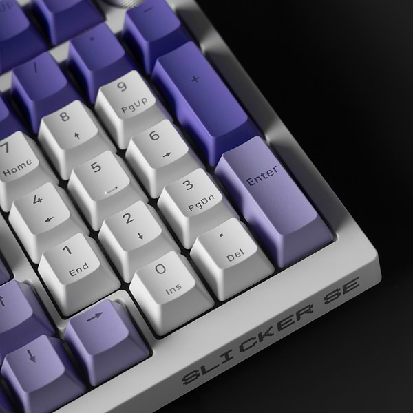 Фото - Клавіатура бездротова ігрова Proove Gaming Slicker Special Edition (Ukraine Layout) white/purple (WKSLSE022416)