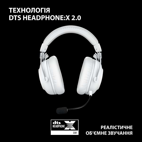 Фото - Гарнитура беспроводная игровая Logitech G PRO X 2 LightSpeed Wireless White (981-001269)