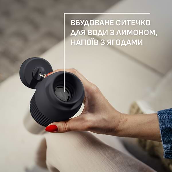 Фото - Термопляшка Tefal N2193710 BeYou Twist Screw Lid 0,5 л чорна