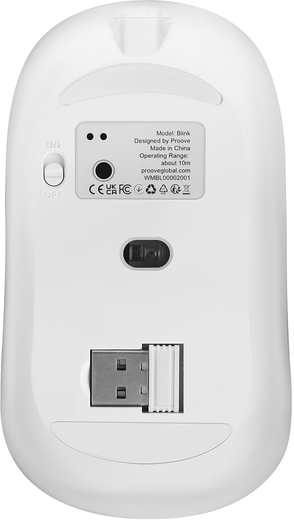 Фото - Миша бездротова Proove Blink White (WMBL00002002)