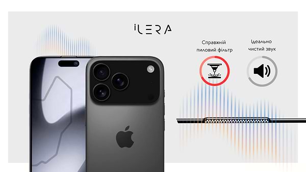 Фото - Захисне скло для смартфону ILera DeLuxe Original Glass 2.0 for iPhone 17 Pro Max (iLFCDL17PrMx)