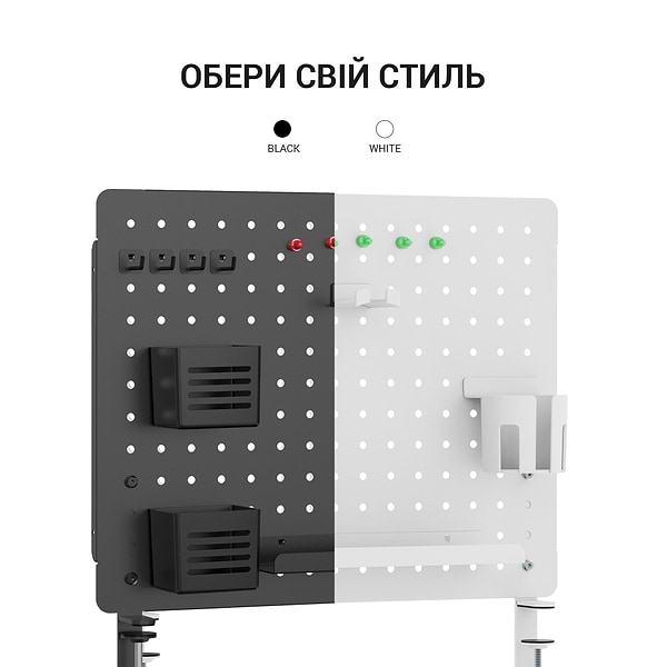 Фото - Настільна дошка-органайзер OfficePro DO1090W White