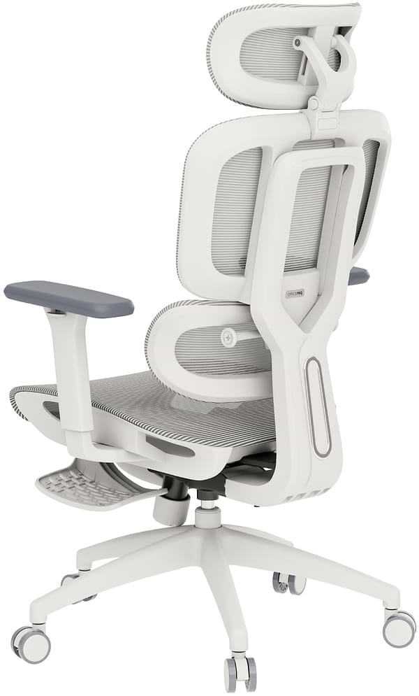 Фото - Кресло офисное OfficePro Skyline Footrest (OC750-W-LG-LG) White/Light Gray