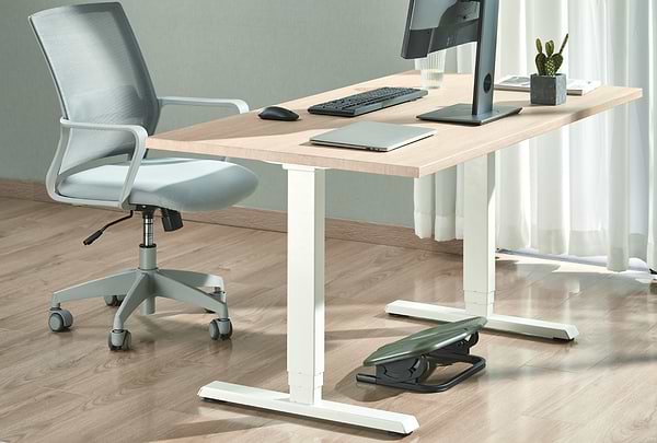 Фото - Підставка для ніг регульована OfficePro FR600 Olive Green/Black