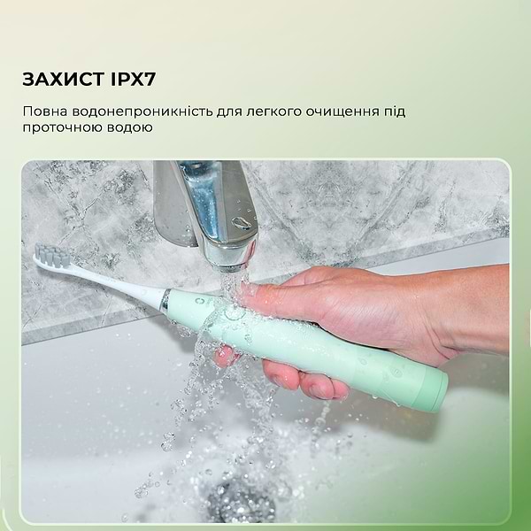 Фото - Зубна щітка електрична Oclean Flow S Electric Toothbrush Green (6970810557336)