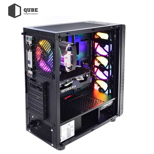 Фото - Системный блок QUBE QB i5 10400F RX 550 4GB 164 (i510400FRX 5504GB82)