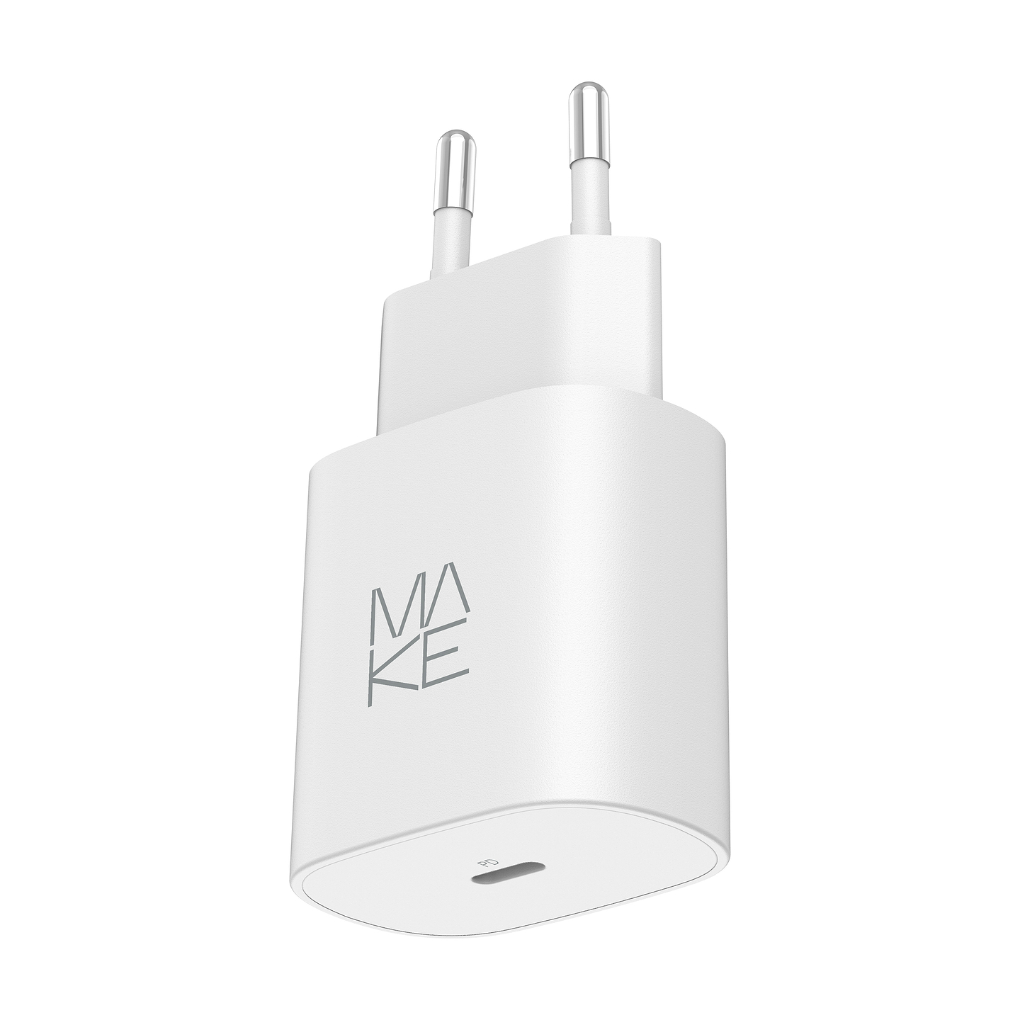 Мережевий зарядний пристрій MAKE 25W GaN PD White (MCW-2511WH) - Фото 1