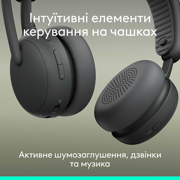 Фото - Гарнітура бездротова Logitech Zone Wireless 2 ES Graphite (981-001503)