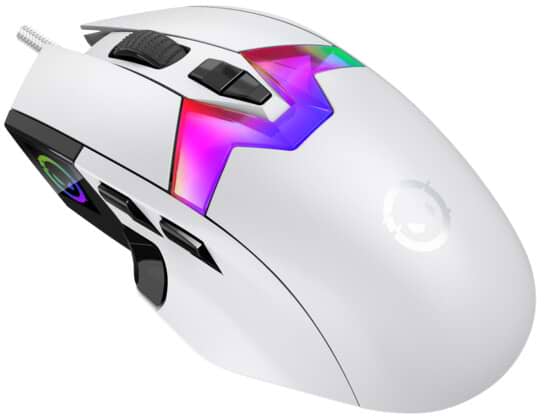 Фото - Мышь проводная игровая Lorgar MSP80 Wired Gaming Mouse Pro White (LRG-MSP80-WH)
