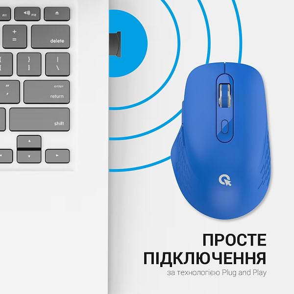 Фото - Миша бездротова OfficePro M230C Silent Click Wireless Blue (M230C)