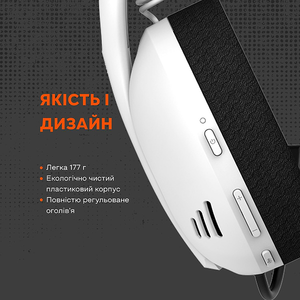 Фото - Гарнітура бездротова ігрова Canyon Ego GH-13 Wireless Gaming 7.1 White (CND-SGHS13W)