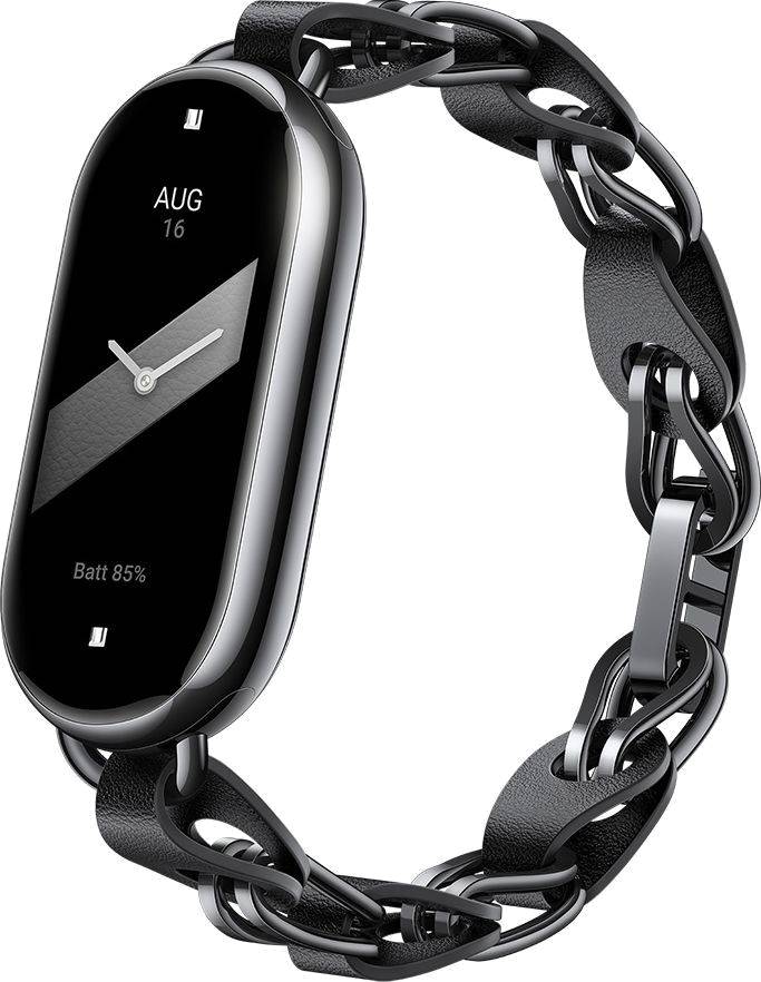 Фото - Ремінець для фітнес-браслету Xiaomi Smart Band 8 Chain Strap Black Фото - Ремінець для фітнес-браслету Xiaomi Smart Band 8 Chain Strap Black