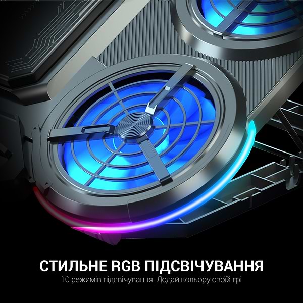 Фото - Підставка під ноутбук охолоджуюча GamePro CP1450 Black