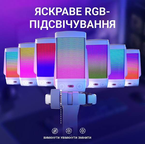 Фото - Микрофон для компьютера проводной Fifine Q6W USB White