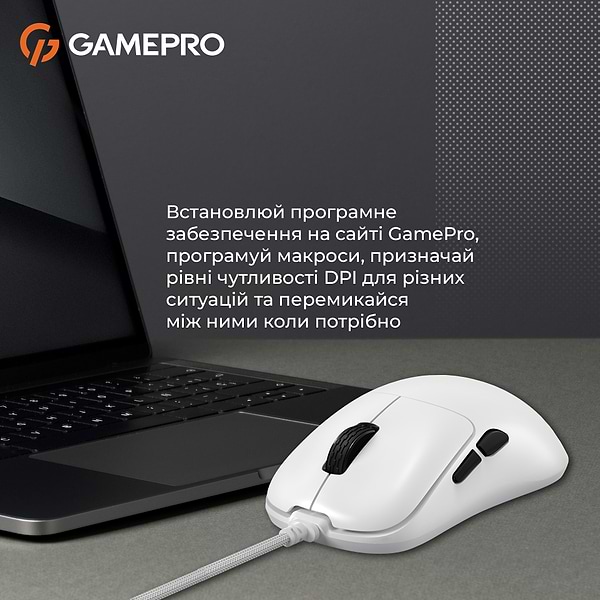 Фото - Миша дротова ігрова GamePro GM690W