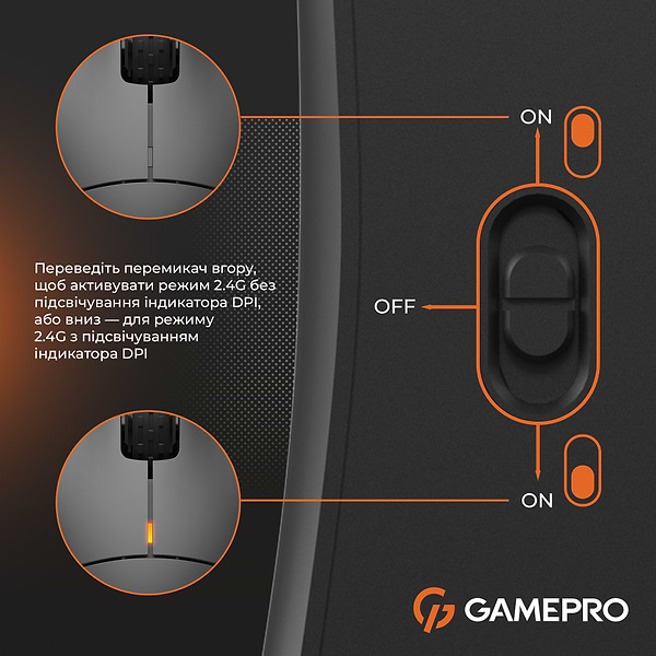 Фото - Мышь беспроводная игровая GamePro GM990B