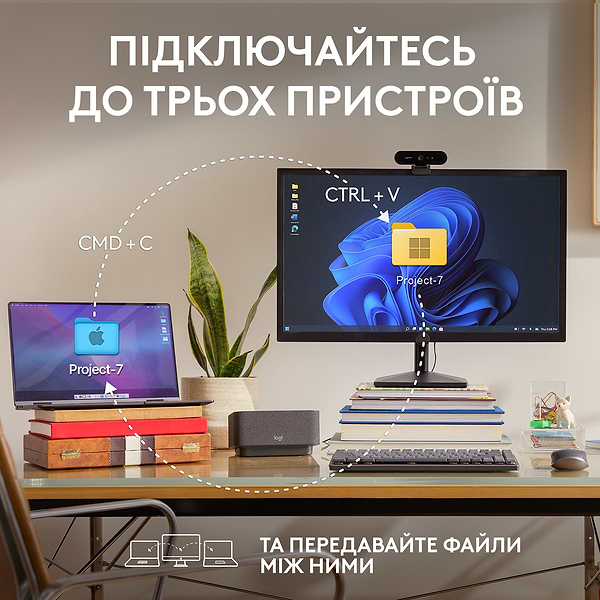 Фото - Миша бездротова Logitech MX Anywhere 3S Wireless Graphite (910-006929)