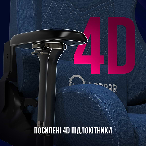Фото - Кресло для геймеров Lorgar Ace 422 Blue (LRG-CHR422BL)
