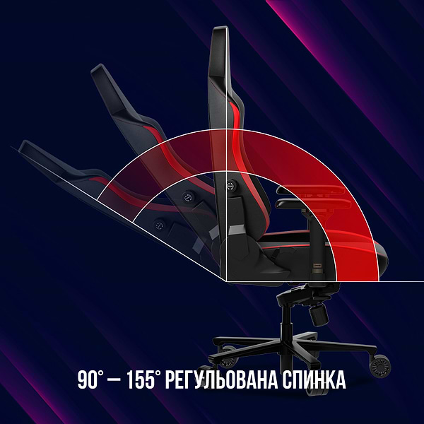 Фото - Крісло для геймерів Lorgar Embrace 533 Black Red (LRG-CHR533BR)