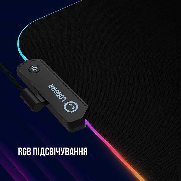 Фото - Килимок для миші ігровий Lorgar Steller 919 RGB USB Gaming (LRG-GMP919)