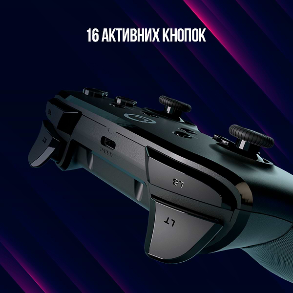 Фото - Геймпад Lorgar TRIX-510 Wireless Gamepad BT Black (LRG-GP510)